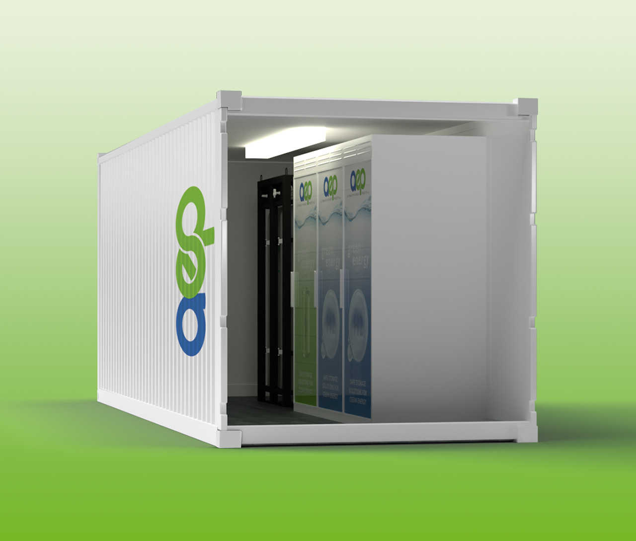 H2 storage container